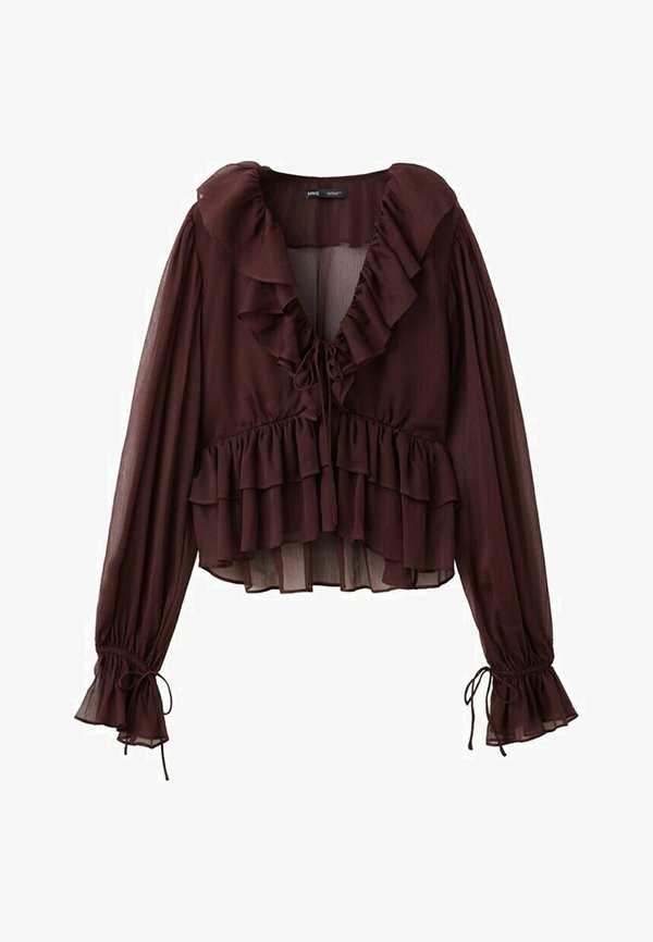 Mango ADULT - Blouse - dark brown