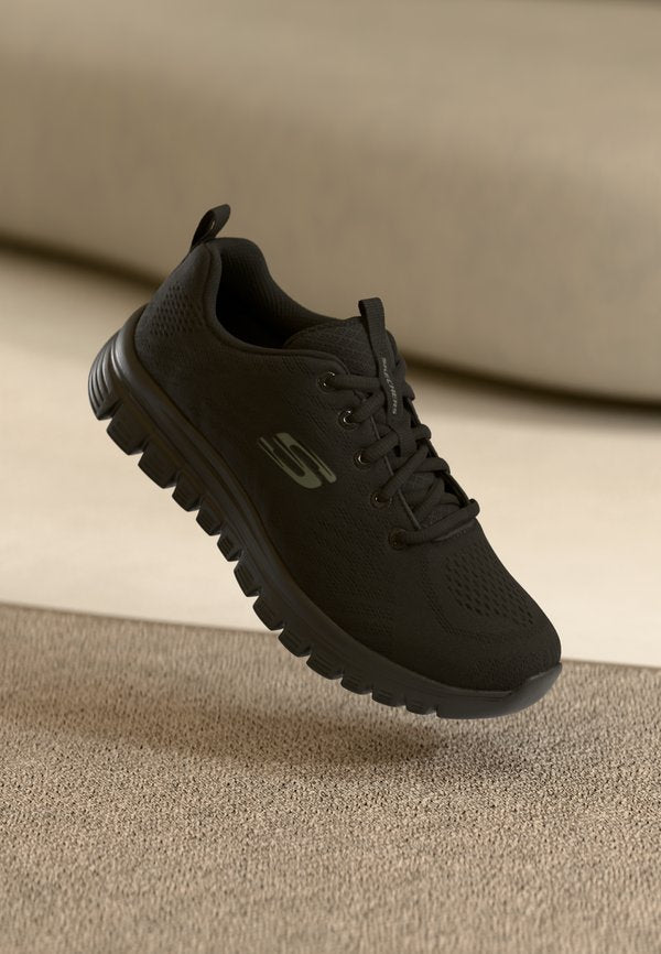 Skechers GRACEFUL WIDE FIT - Trainers - black