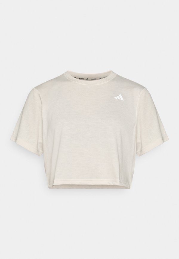 adidas Performance WORKOUT ESSENTIALS BOXY - Sports T-shirt - alumina