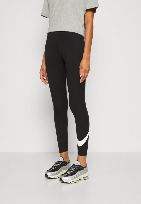 Nike Sportswear Leggings - Trousers - black/sail