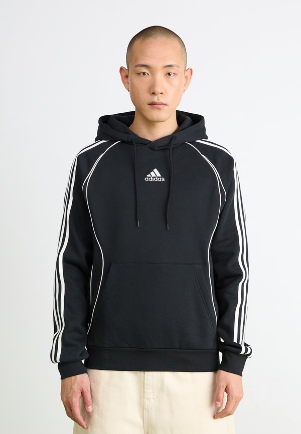 adidas Originals TEAMGEIST ADICOLOR - Hoodie - black   white