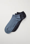 Calvin Klein Underwear MEN 3 PACK - Sneaker socks - denim