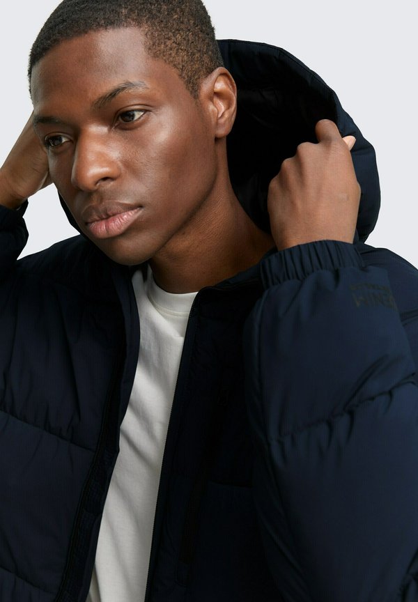 TOM TAILOR DENIM HOODED PUFFER JACKET