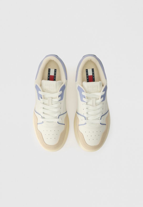 Tommy Jeans RETRO PLATFORM BASKETBALL TRAINERS WITH LEATHER