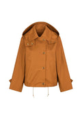 TWINSET CABAN CON CAPPUCCIO