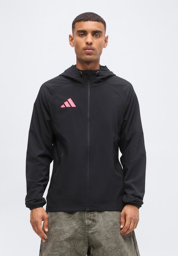 adidas Performance TIRO TRAVEL  - Windbreaker - black/power pink