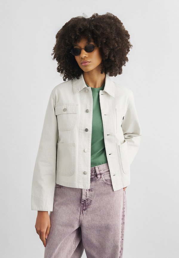 Carhartt WIP MERCER CHORE COAT HICKORY STRIPE