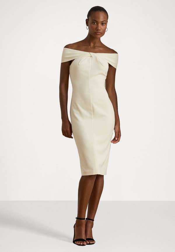 Lauren Ralph Lauren TWIST-FRONT CREPE COCKTAIL DRESS
