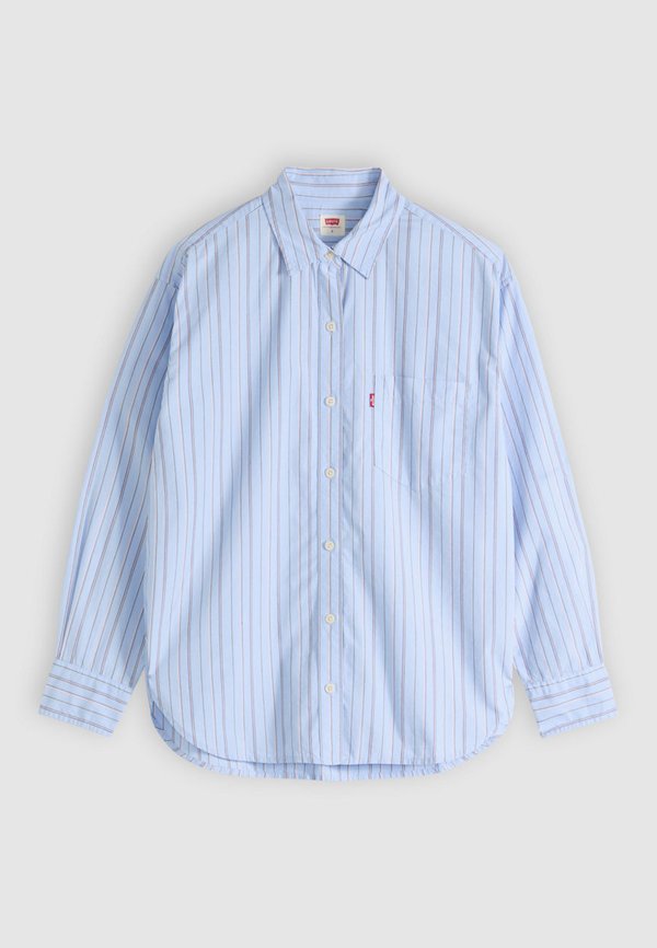 Levi's® HARLIE - Button-down blouse - amari stripe chambray blue 1 poplin