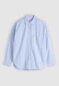 Levi's® HARLIE - Button-down blouse - amari stripe chambray blue 1 poplin
