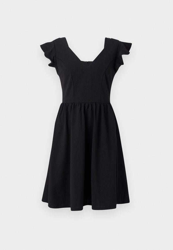 VILA VICLARA FLOUNCE SLEEVES DRESS