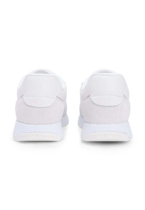 Tommy Hilfiger SUEDE MIXED TEXTURE MESH SERRATED TRAINERS