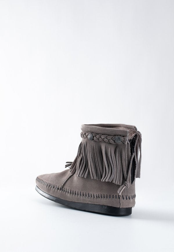 Minnetonka HI TOP BACK ZIP ANKLE BOOT