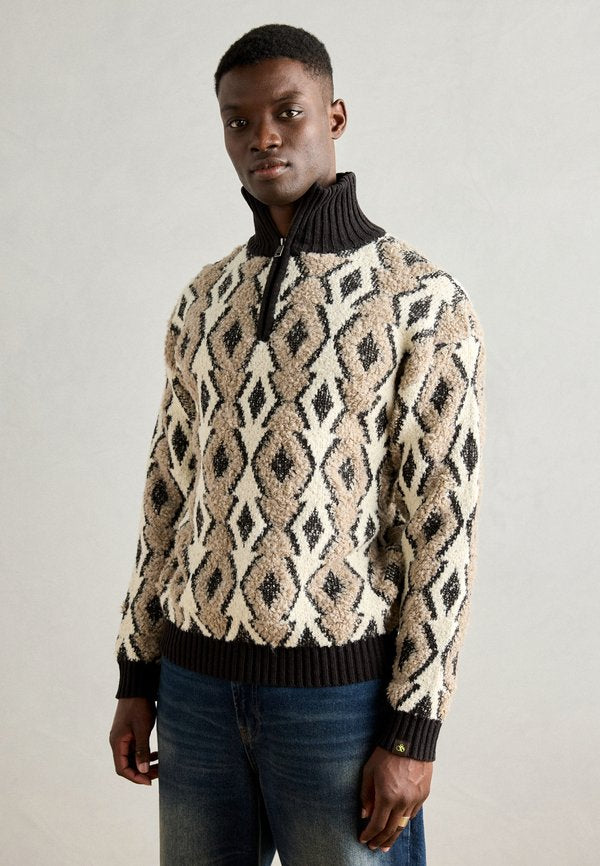 Scotch & Soda ARGYLES DROPPED SHOULDER PULLOVER