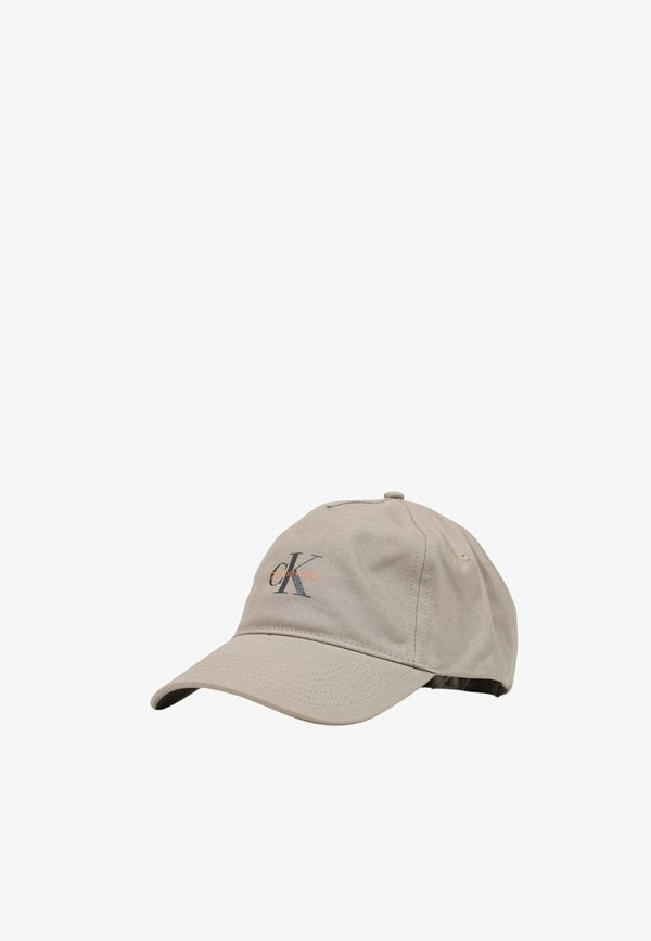 Calvin Klein MONOLOGO PRINTED BASEBALL CAP LV04G5032G - Cap - beige