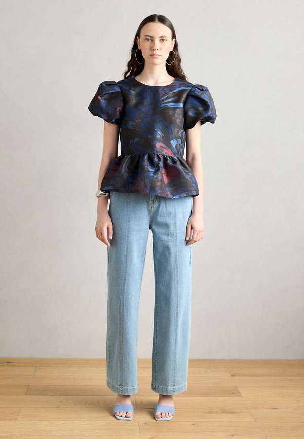 Scotch & Soda CAP SLEEVE WITH PEPLUM