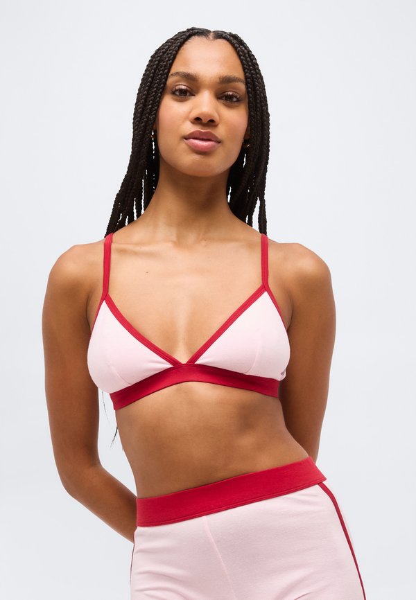 adidas Sportswear TRIANGLE BRALETTE - Triangle bra - clear pink