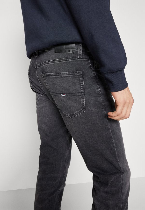 Tommy Jeans AUSTIN FADED SLIM TAPERED LEG BLACK JEANS