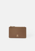 Tommy Hilfiger HILFIGER ICON ZIP CREDIT CARD HOLDER - Wallet - nordic taupe