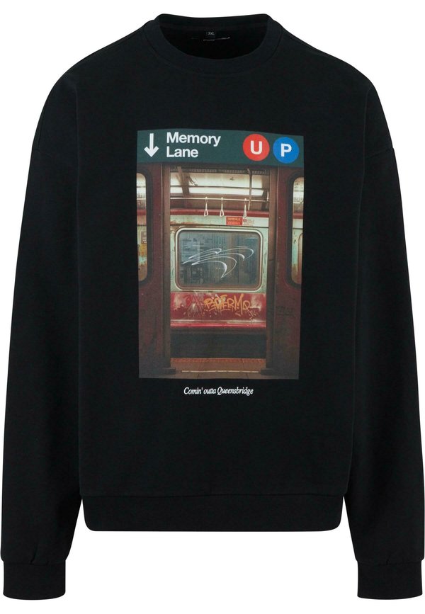 Upscale by Mister Tee MEMORY LANE OVERSIZE CREWNECK