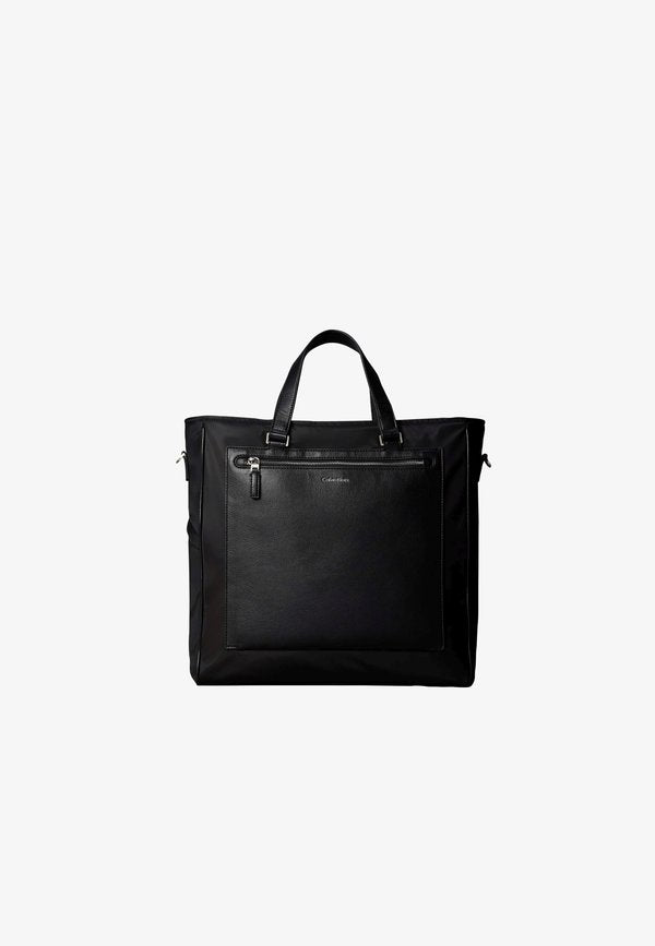 Calvin Klein RAISED LOGO  - Handbag - black