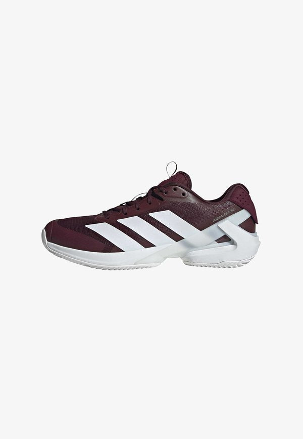 adidas Performance ADIZERO UBERSONIC 5 CLAY - Trail running shoes - maroon   silver metallic   core black