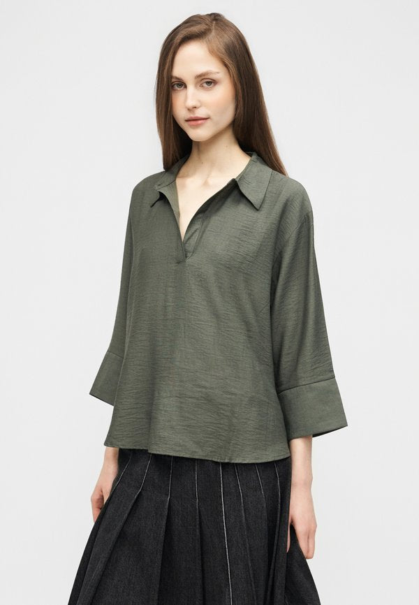 JDY JDYPEPPER V NECK COLLAR