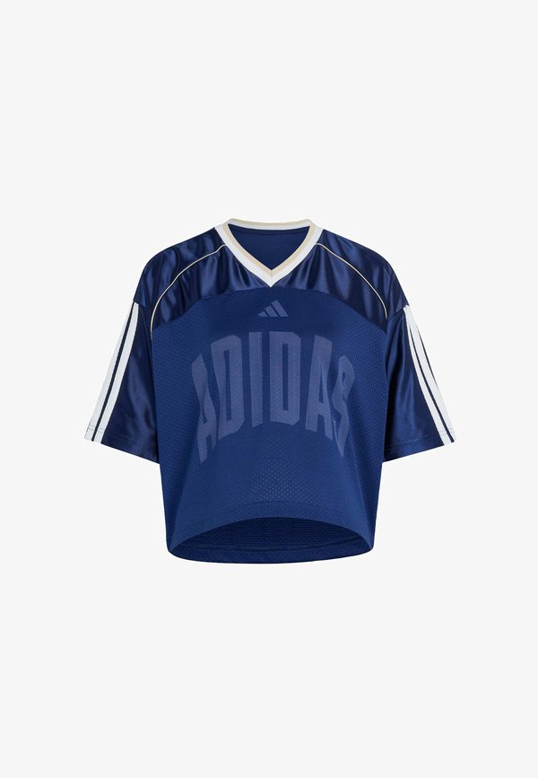 adidas Sportswear STADIUM MESH - Print T-shirt - dark blue