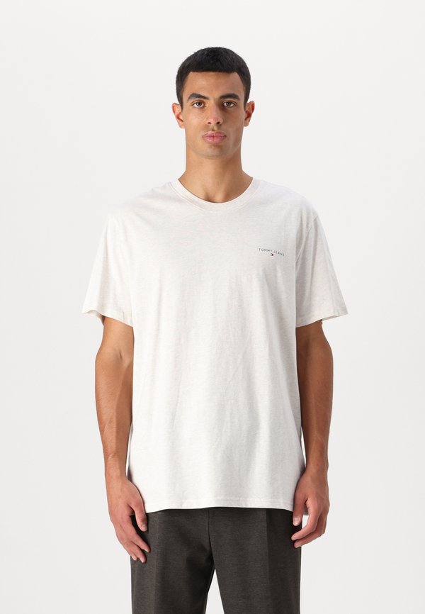 Tommy Jeans SLIM LINEAR CHEST TEE