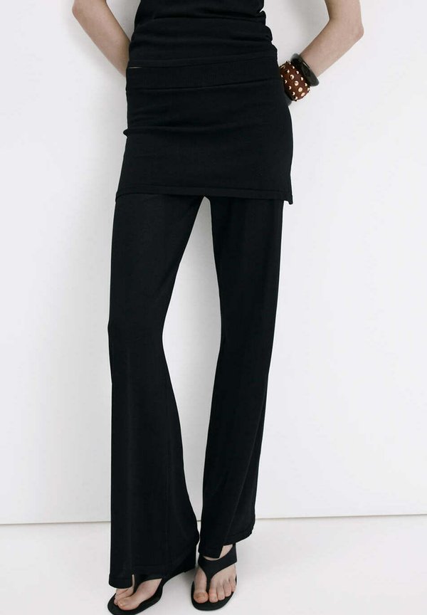 Mango ADULT - Trousers - black