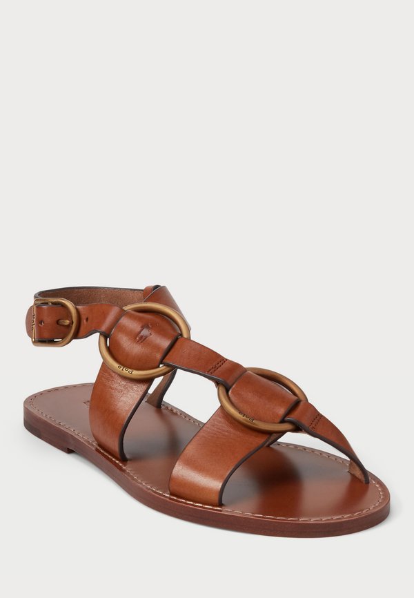 Polo Ralph Lauren DOUBLE O-RING LEATHER SANDAL