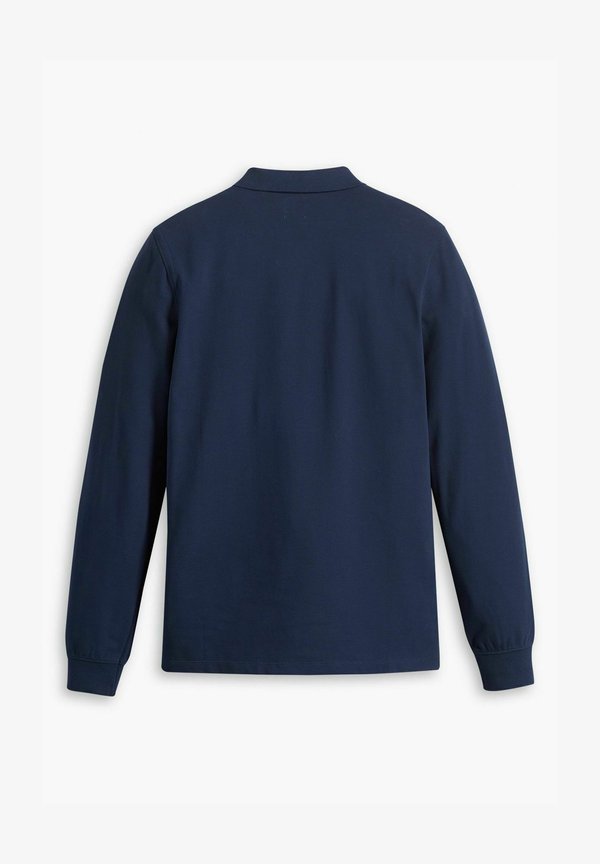 Levi's® LONG SLEEVE SLIM HOUSEMARK POLO - Polo shirt - blue denim