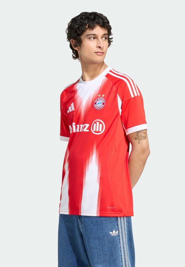 adidas Performance FC BAYERN 2025/2026 HOME JERSEY FRAUENTEAM - Print T-shirt - red