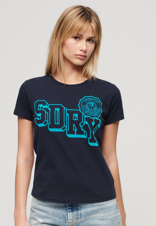 Superdry & Co VARSITY FLOCKED
