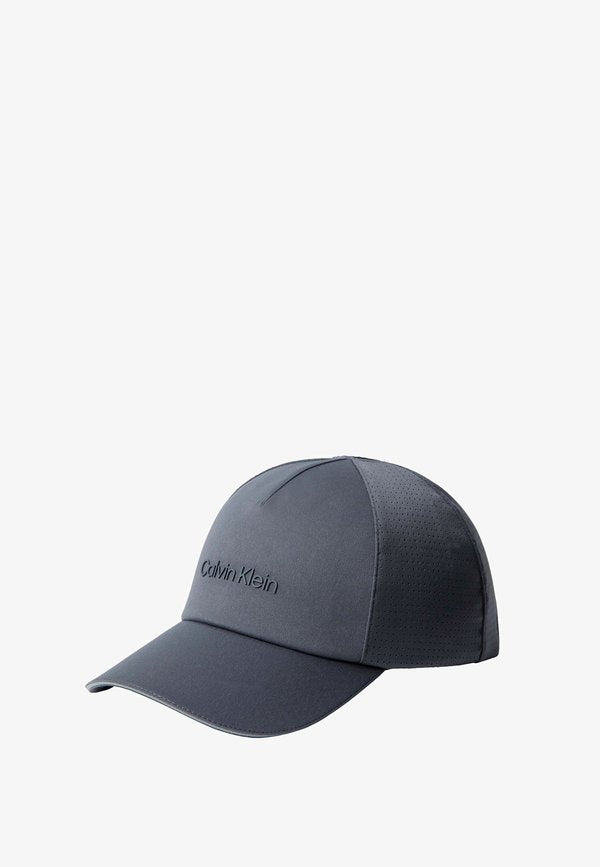 Calvin Klein MICRO TWILL W SILICONE TRUCKER - Cap - iron gate