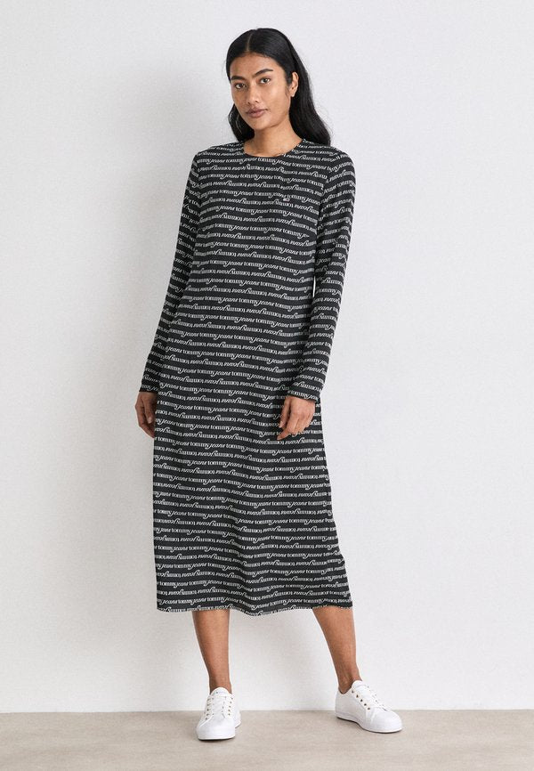 Tommy Jeans HYBRID LOGO MIDI DRESS