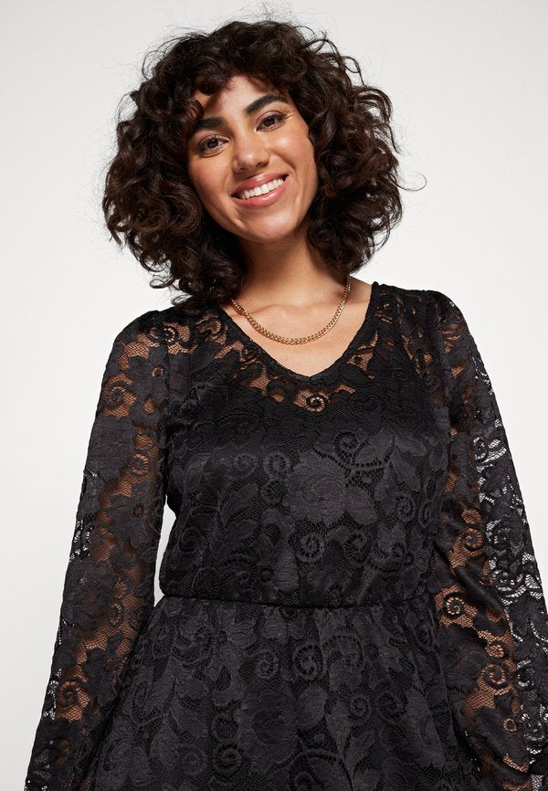 VILA VISANDRA V NECK DRESS