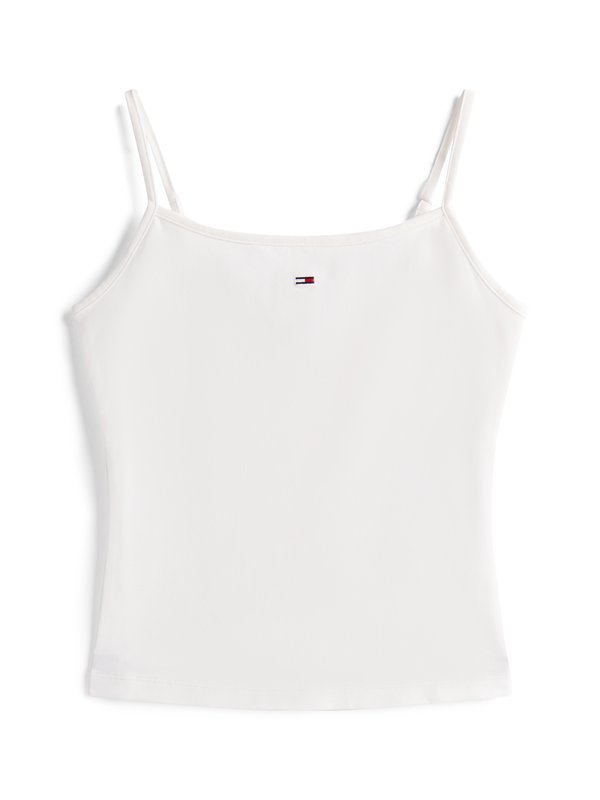 Tommy Jeans FLAG EMBROIDERY SLIM SPAGHETTI STRAP TOP