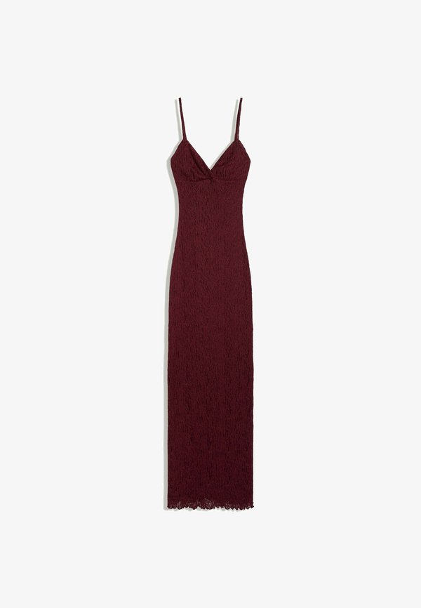 Bershka Maxi dress - dark red