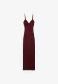 Bershka Maxi dress - dark red