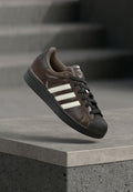 adidas Originals SUPERSTAR II - Skate shoes - earth strata/off white/core black