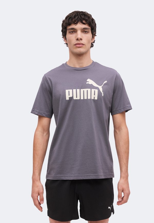 Puma NO. 1 LOGO TEE - Print T-shirt - moody gray
