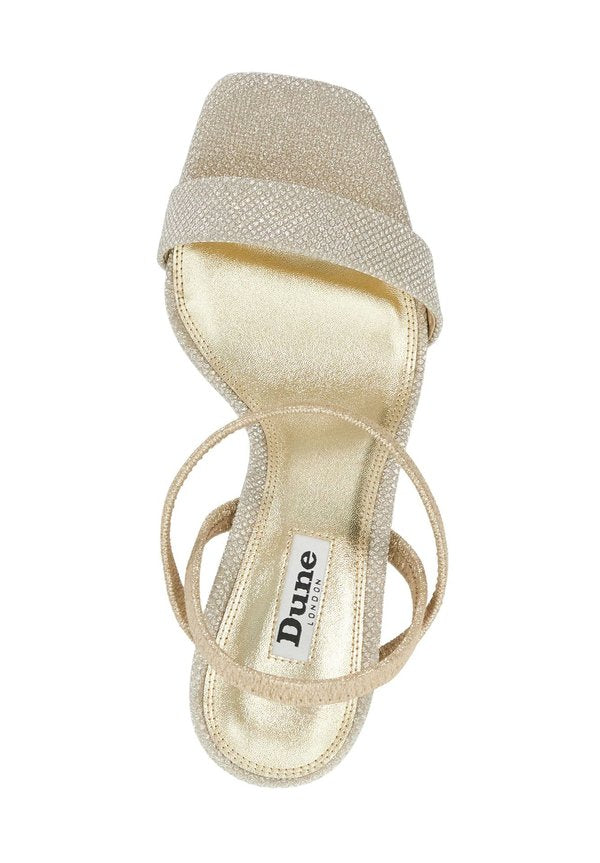 Dune London DUNE LADIES METHODICAL MID HEIGHT STRAPPY SANDALS