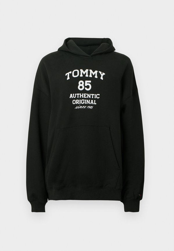Tommy Jeans 1985 FLOCK LOGO OVERSIZED HOODY