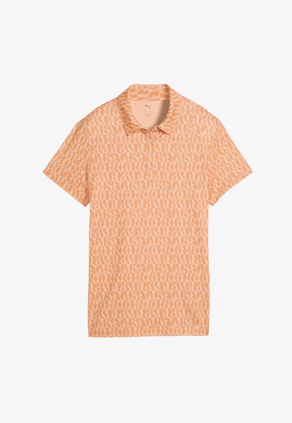 Puma CLOUDSPUN WAVEY - Polo shirt - melon glow