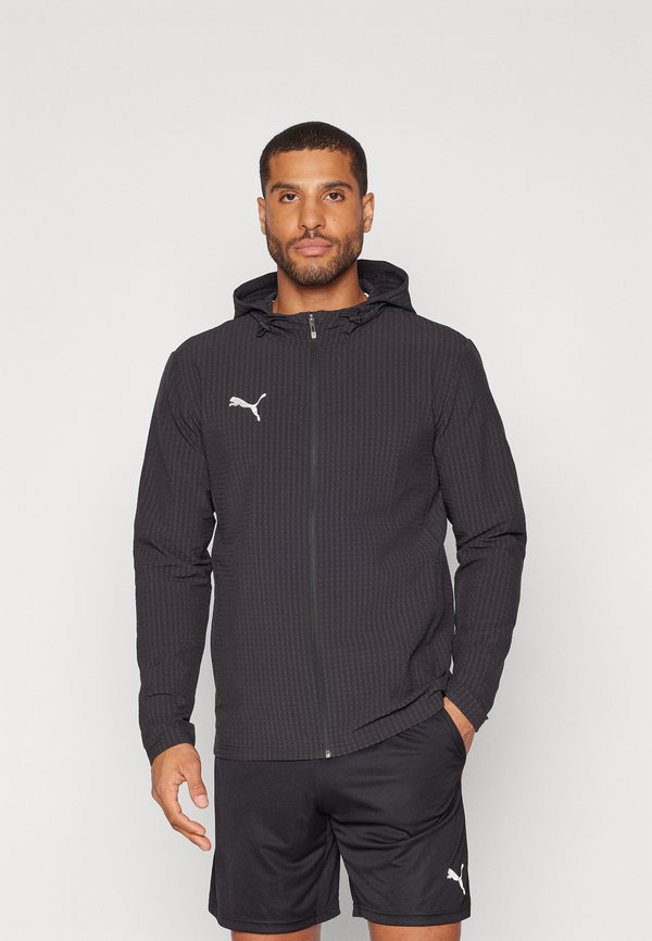 Puma TEAM ADDITIONS JACKET - Training jacket - black/silver-coloured