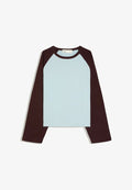 Bershka TSHIRT - Long sleeved top - light blue