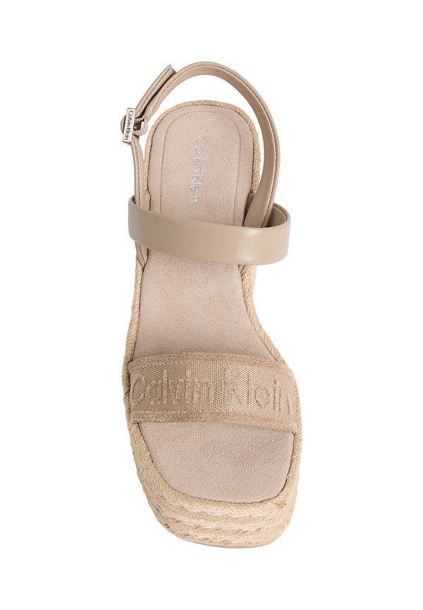 Calvin Klein WEDGE ESPAD 70 WEBBING LTH