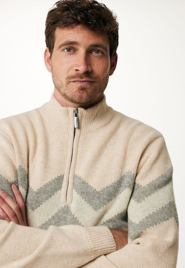 Mexx  HALF ZIP INTARSIA