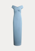 Lauren Ralph Lauren CREPE OFF-THE-SHOULDER GOWN